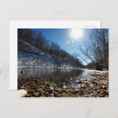 Olentangy in Winter, Highbanks Metro Park, OH Briefkaart (Voorkant / Achterkant)