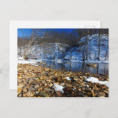 Olentangy in Winter, Highbanks Metro Park, OH Briefkaart (Voorkant / Achterkant)