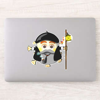 Olentzero vasco Eguberri on by Simonsitos Sticker