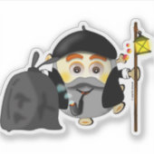 Olentzero vasco Eguberri on by Simonsitos Sticker (Voorkant)