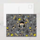 Olentzero vasco Eguberri op Simonsitos Feestdagenkaart (Voorkant / Achterkant)