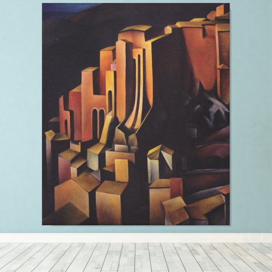 Olevano Canvas Afdruk (Insitu (Houten vloer))