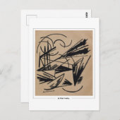 Olga Rozanova #107 - Kunstmatig Briefkaart (Voorkant / Achterkant)