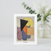 Olga Rozanova #111 - Kunstmatig Briefkaart (Staand voorkant)