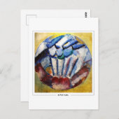 Olga Rozanova #114 - Kunstmatig Briefkaart (Voorkant / Achterkant)