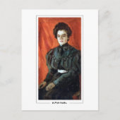 Olga Rozanova #121 - Kunstmatig Briefkaart (Voorkant)