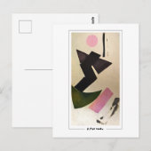 Olga Rozanova #128 - Kunstmatig Briefkaart (Voorkant / Achterkant)