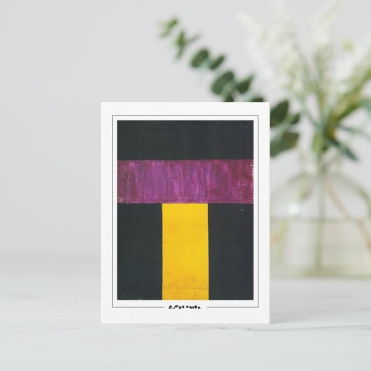 Olga Rozanova #137 - Kunstmatig Briefkaart (Staand voorkant)