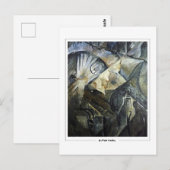 Olga Rozanova #13 - Kunstmatig Briefkaart (Voorkant / Achterkant)