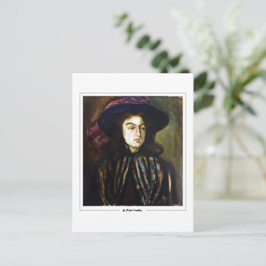 Olga Rozanova #141 - Kunstmatig Briefkaart (Staand voorkant)