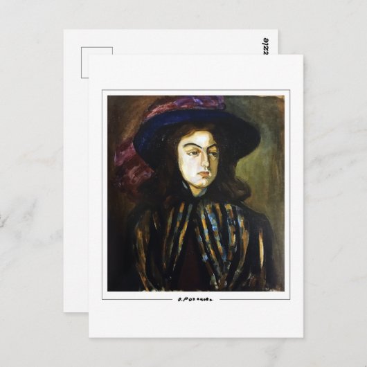 Olga Rozanova #141 - Kunstmatig Briefkaart (Voorkant / Achterkant)