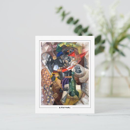 Olga Rozanova #145 - Kunstmatig Briefkaart (Staand voorkant)