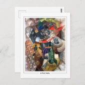 Olga Rozanova #145 - Kunstmatig Briefkaart (Voorkant / Achterkant)