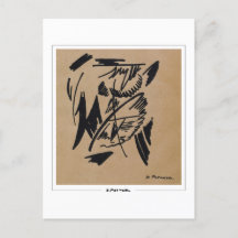 Olga Rozanova #162 - Kunstmatig Briefkaart