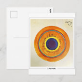 Olga Rozanova #19 - Kunstmatig Briefkaart (Voorkant / Achterkant)