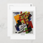 Olga Rozanova #64 - Kunstmatig Briefkaart (Voorkant / Achterkant)