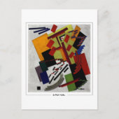 Olga Rozanova #64 - Kunstmatig Briefkaart (Voorkant)