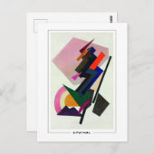 Olga Rozanova #80 - Kunstmatig Briefkaart (Voorkant / Achterkant)