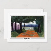 Olga Rozanova #86 - Kunstmatig Briefkaart (Voorkant / Achterkant)