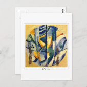 Olga Rozanova #92 - Kunstmatig Briefkaart (Voorkant / Achterkant)