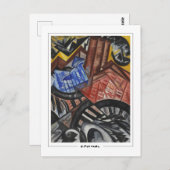 Olga Rozanova #97 - Kunstmatig Briefkaart (Voorkant / Achterkant)