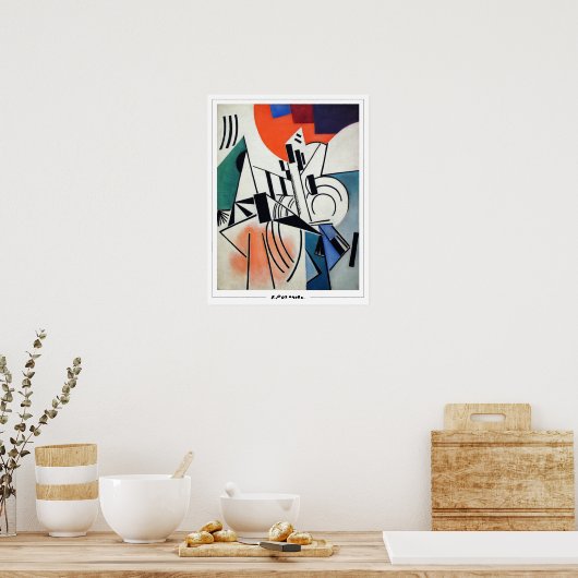 Olga Rozanova Zedign Art Poster #10 (Keuken)