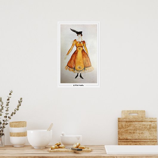 Olga Rozanova Zedign Art Poster #161 (Keuken)