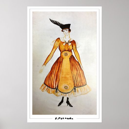 Olga Rozanova Zedign Art Poster #161 (Voorkant)