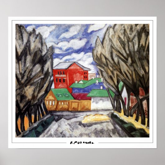 Olga Rozanova Zedign Art Poster #17 (Voorkant)