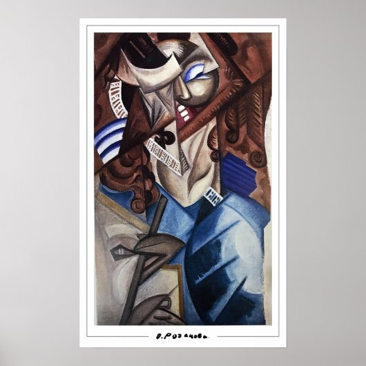 Olga Rozanova Zedign Art Poster #70 (Voorkant)