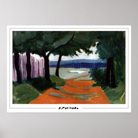 Olga Rozanova Zedign Art Poster #86 (Voorkant)