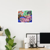 Olga Rozanova Zedign Art Poster #9 (Thuiskantoor)