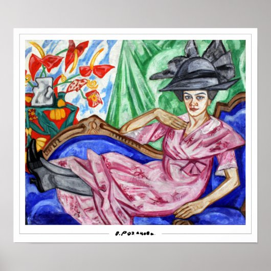 Olga Rozanova Zedign Art Poster #9 (Voorkant)