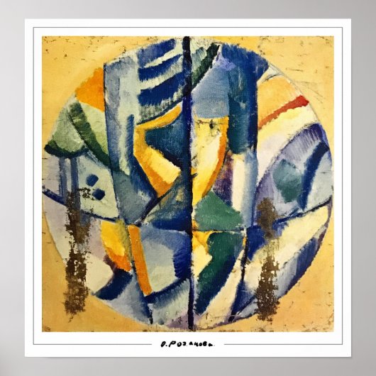 Olga Rozanova Zedign Art Poster #92 (Voorkant)