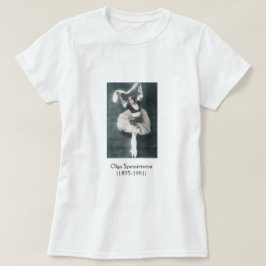 Olga Spessivtseva Russische Ballerina T-shirt