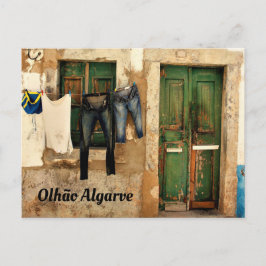 Olhao Doorway Briefkaart