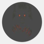 Olhar das Sombras Ronde Sticker (Voorkant)