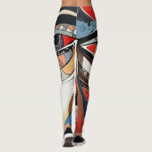 Olhar feminino  leggings (Achterkant)