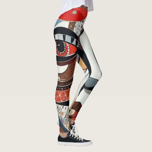 Olhar feminino  leggings (Rechts)