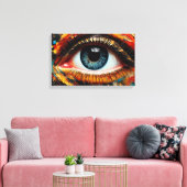 olho canvas afdruk (Insitu (Woonkamer))