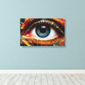 olho canvas afdruk (Insitu (Houten vloer))