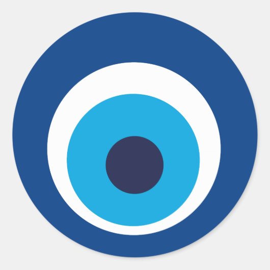 olho grego ronde sticker (Voorkant)