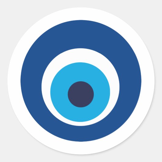 olho grego ronde sticker (Voorkant)