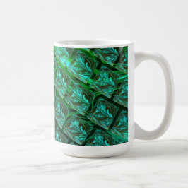 Olhos azuis nasadrados, imagem riscada, borrada koffiemok