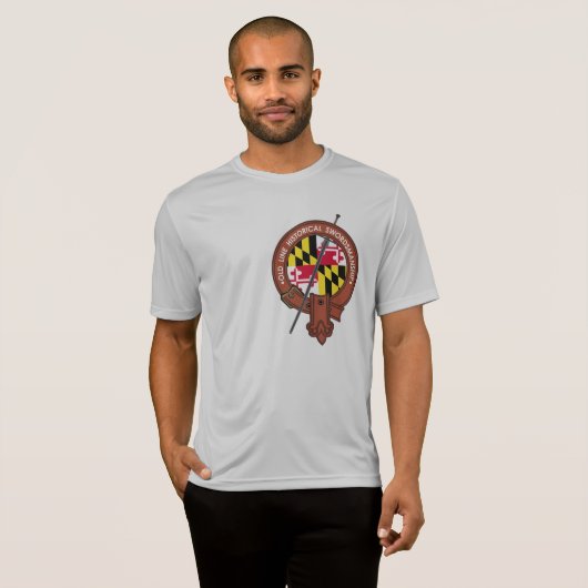 OLHS Mannen Sport-Tek-concurrent T-Shirt (Voorkant volledig)