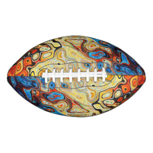 OLIE ABSTRACT PATROON AMERICAN FOOTBALL