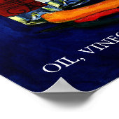 Olie, azijn en Chili Poster (Hoek)