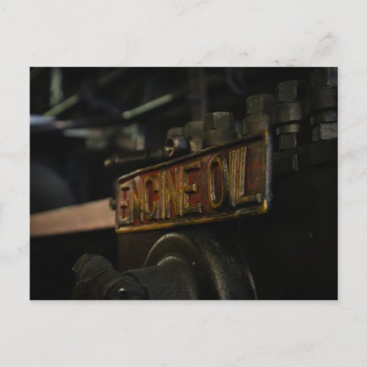 olie briefkaart (Voorkant)