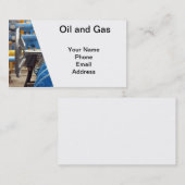Olie en gas visitekaartje (Voorkant / Achterkant)