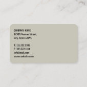 Olie en gas visitekaartje (Achterkant)